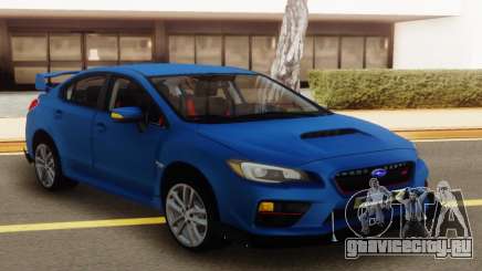 Subaru Impreza WRX STI Sedan Blue для GTA San Andreas