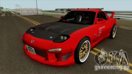 Mazda RX-7 FD3s Touge Warrior Red Brother для GTA San Andreas