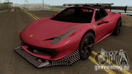 Ferrari 458 Spider Racing Edition для GTA San Andreas