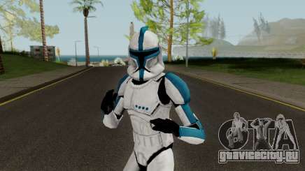 Clone Trooper Blue (Star Wars The Clone Wars) для GTA San Andreas