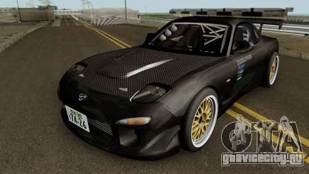 Mazda RX-7 FD3s Touge Warior - Black Brother для GTA San Andreas