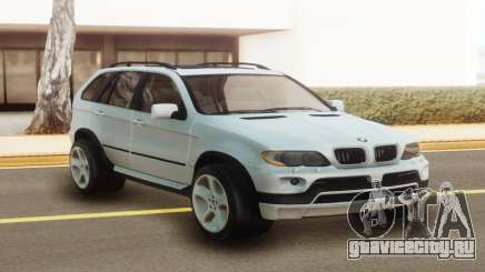 BMW X5 White Stock для GTA San Andreas