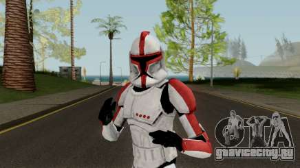 Clone Trooper Red (Star Wars The Clone Wars) для GTA San Andreas
