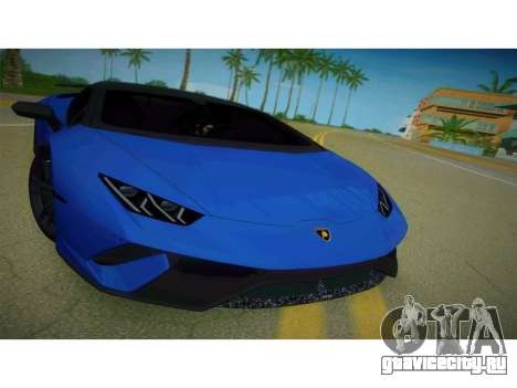 Lamborghini Huracan Performante Spyder для GTA Vice City