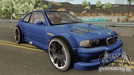 BMW M3 E46 GTR Most Wanted (2012 Style) V1 2001 для GTA San Andreas