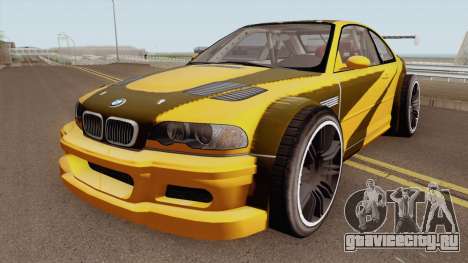 BMW M3 E46 GTR Most Wanted (2012 Style) V1 2001 для GTA San Andreas