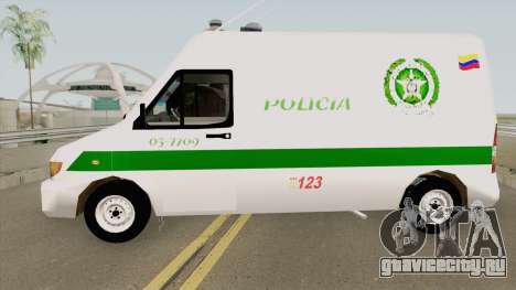 Mercedes Benz Sprinter Policia для GTA San Andreas