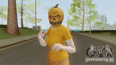 GTA ONLINE Halloween Skin Female для GTA San Andreas