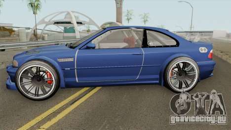 BMW M3 E46 GTR Most Wanted (2012 Style) V1 2001 для GTA San Andreas