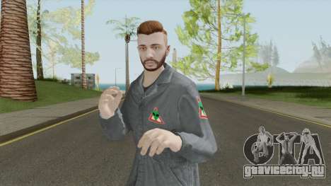 GTA Online Skin Alienbuster Male для GTA San Andreas
