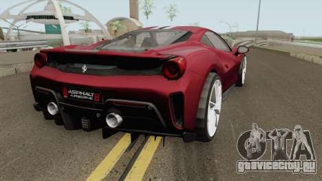Ferrari 488 Pista 2019 для GTA San Andreas