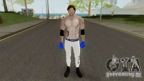 AJ Style Without Vest для GTA San Andreas