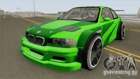 BMW M3 E46 GTR Most Wanted (2012 Style) V1 2001 для GTA San Andreas