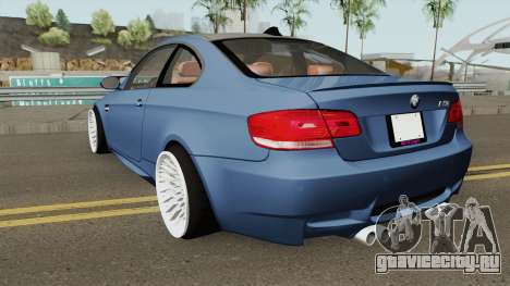 BMW M3 E92 HQ для GTA San Andreas