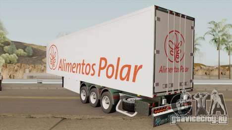 Remolque Alimentos Polar для GTA San Andreas