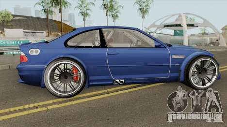 BMW M3 E46 GTR Most Wanted (2012 Style) V1 2001 для GTA San Andreas