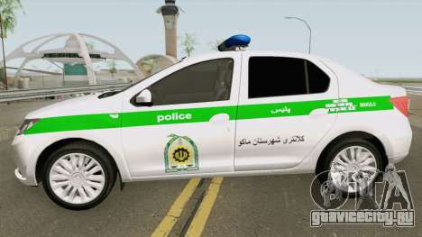 Renault Logan 2016 Policia Iranian для GTA San Andreas