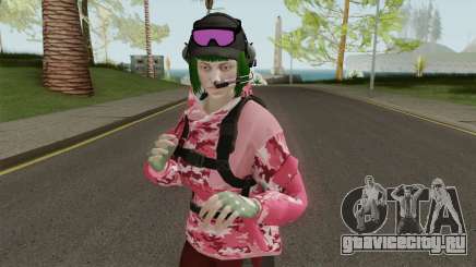 R6S Ela with Christmas Outfit (GTA Online MP) для GTA San Andreas