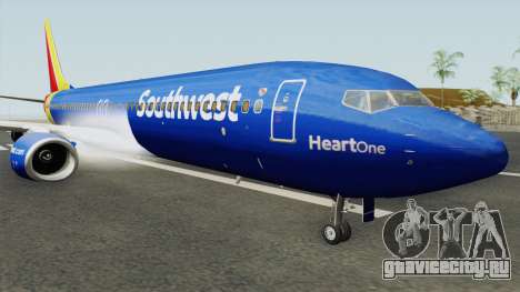 Boeing 737-800 Southwest Airlines (Heart Livery) для GTA San Andreas