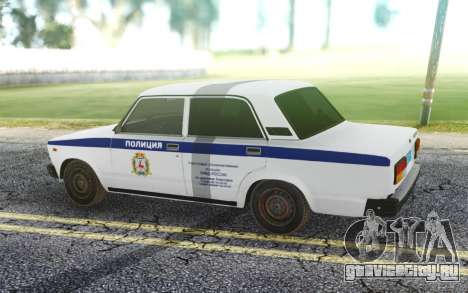 ВАЗ 2107 УУП Участковый Уполномоченный Полиции для GTA San Andreas