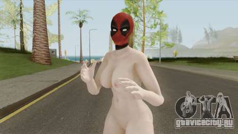 Honoka Nude Cosplay Lady Deadpool для GTA San Andreas