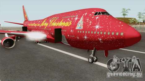 Boeing 747-400 Christmas для GTA San Andreas