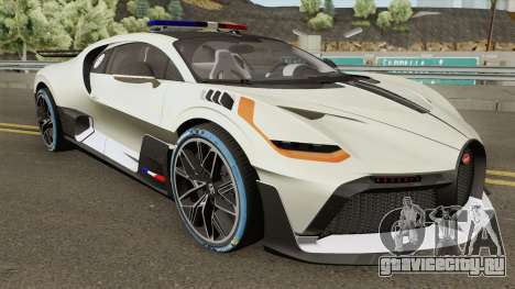 Bugatti Divo 2019 Police Prototype для GTA San Andreas