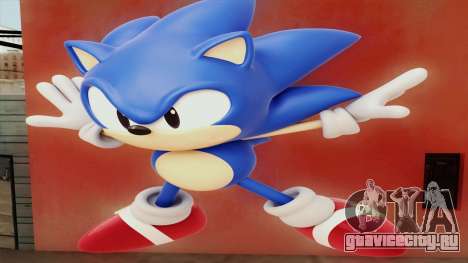 Sonic Wall Mod для GTA San Andreas