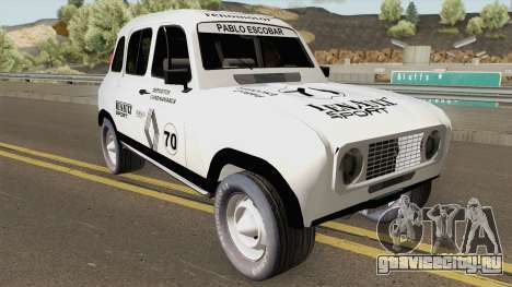 Renault 4 Rally of Pablo Escobar Series для GTA San Andreas