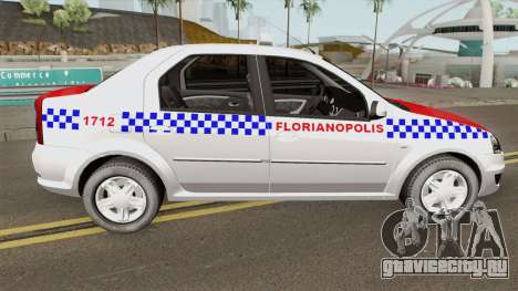 Renault Logan Taxi Florianopolis для GTA San Andreas