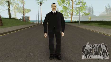 Leone Mafia (GTA III) Without Glasses для GTA San Andreas