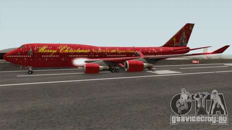 Boeing 747-400 Christmas для GTA San Andreas