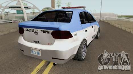 Volkswagen Voyage G6 Policia RJ для GTA San Andreas