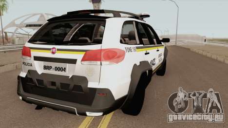 Fiat Palio Weekend Brazilian Police (White) для GTA San Andreas