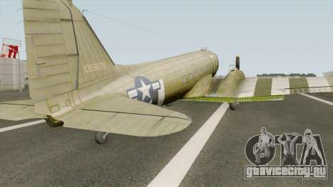 Douglas C-47 Skytrain для GTA San Andreas