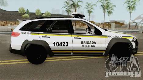 Fiat Palio Weekend Brazilian Police (White) для GTA San Andreas