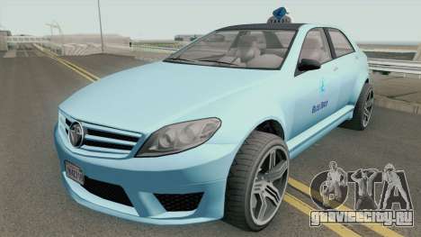 Benefactor Schafter Blue Bird Taxi GTA V для GTA San Andreas