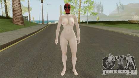 Honoka Nude Cosplay Lady Deadpool для GTA San Andreas