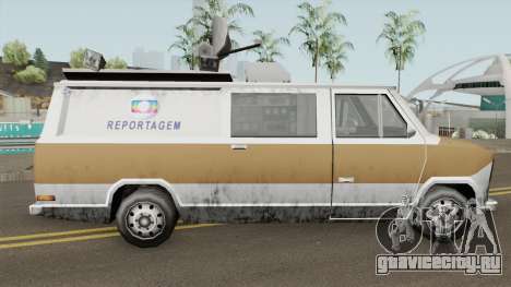 Newsvan Van Reportagem (Emissoras BR) TCGTABR для GTA San Andreas