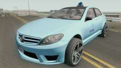 Benefactor Schafter Blue Bird Taxi GTA V для GTA San Andreas