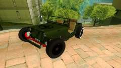 Jeep Willys Flatfender Loose Nuts для GTA San Andreas