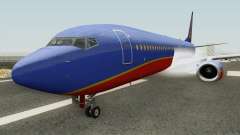 Boeing 737-800 Southwest Airlines (Canyon Blue) для GTA San Andreas