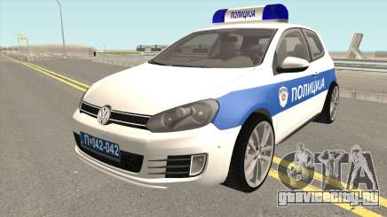 Volkswagen Golf VI Serbian Police для GTA San Andreas