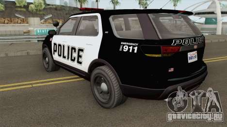 Vapid Police Cruiser Utility GTA V IVF для GTA San Andreas