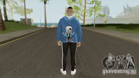 GTA Online Sans Outfit Skin для GTA San Andreas