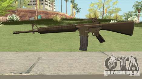 M16A2 Full Desert Camo (Ext Mag) для GTA San Andreas