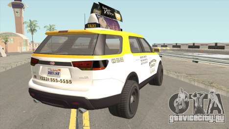 Vapid Scout Taxi GTA V для GTA San Andreas