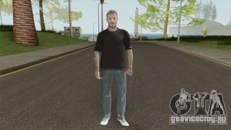 David Beckham Skin для GTA San Andreas