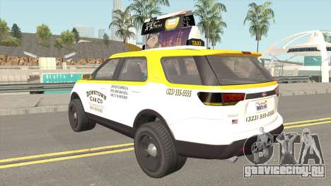 Vapid Scout Taxi GTA V для GTA San Andreas