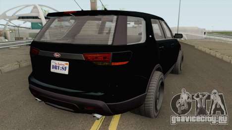 Vapid Police Cruiser Unmarked GTA V IVF для GTA San Andreas
